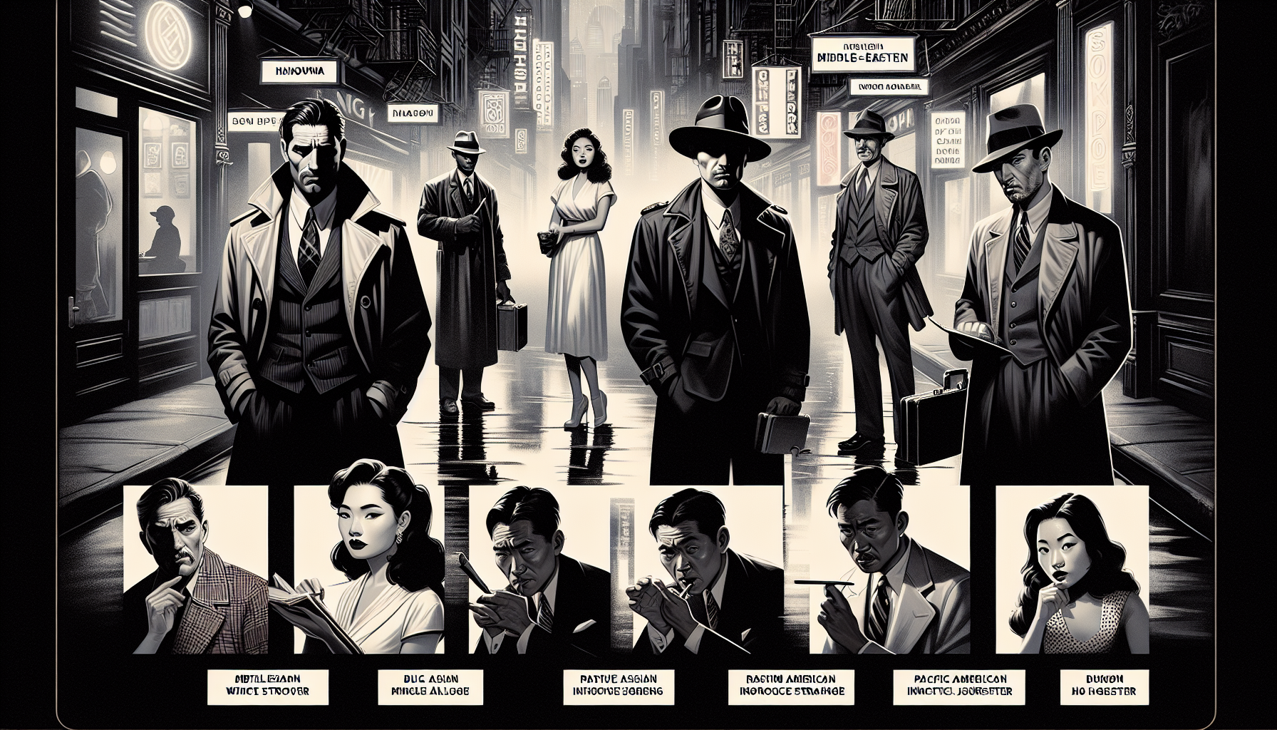 10 Character Types Commonly Found in Film Noir Movies