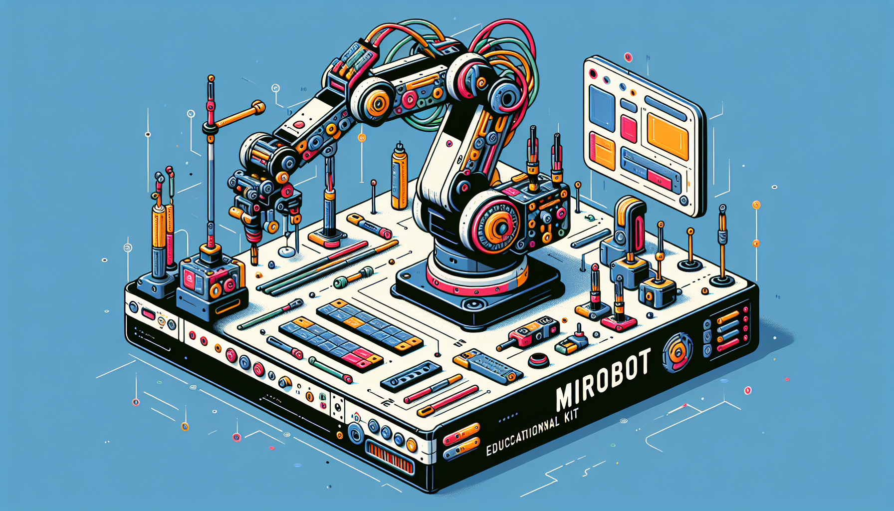 Exploring the Mirobot Educational Kit: A Comprehensive Review of the 6 Axis Programmable Desktop Robotic Arm for K12 Education and 3D Printing