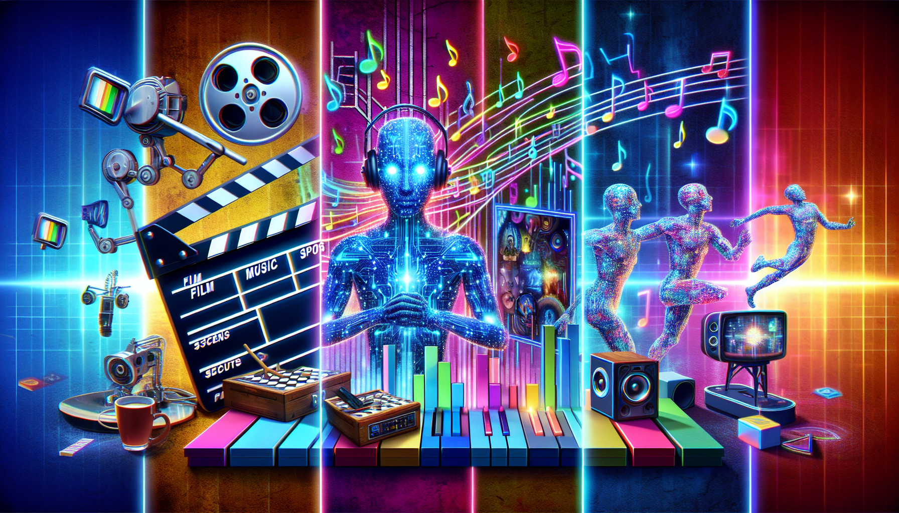 The AI Revolution: Transforming Film, Music, and Sports Entertainment