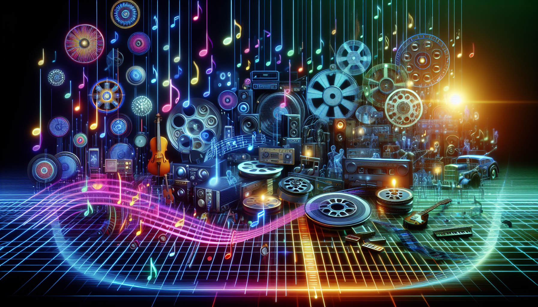 The Crescendo of AI: How Artificial Intelligence is Composing a New Reality for Music and Film Industries